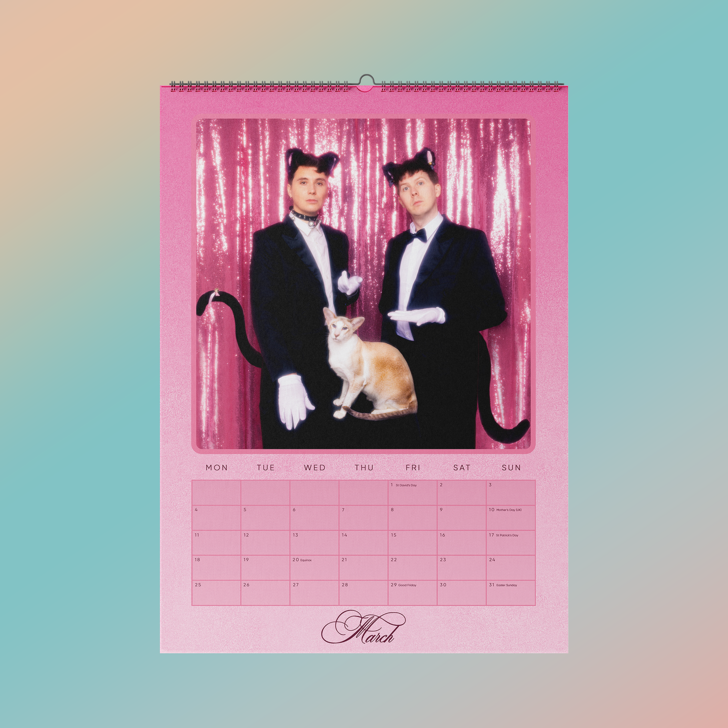 Dan and Phil and Cats 2024 Calendar